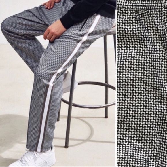 Uo Houndstooth Oscar Track Pants Nwt 